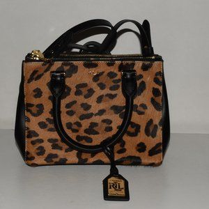 Lauren Ralph Lauren Purse Leather/Calf Hair